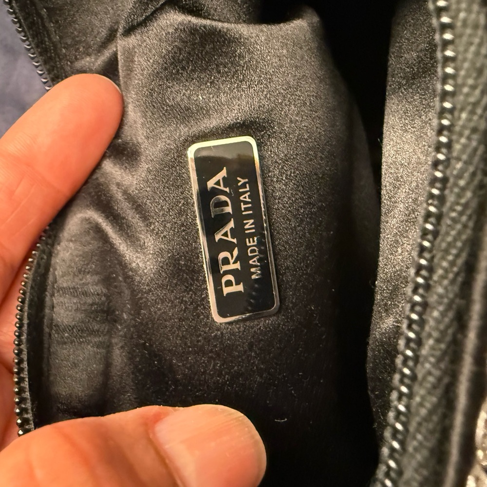 Prada Black and Silver Crystal Studded Bag - Picture 5 of 6